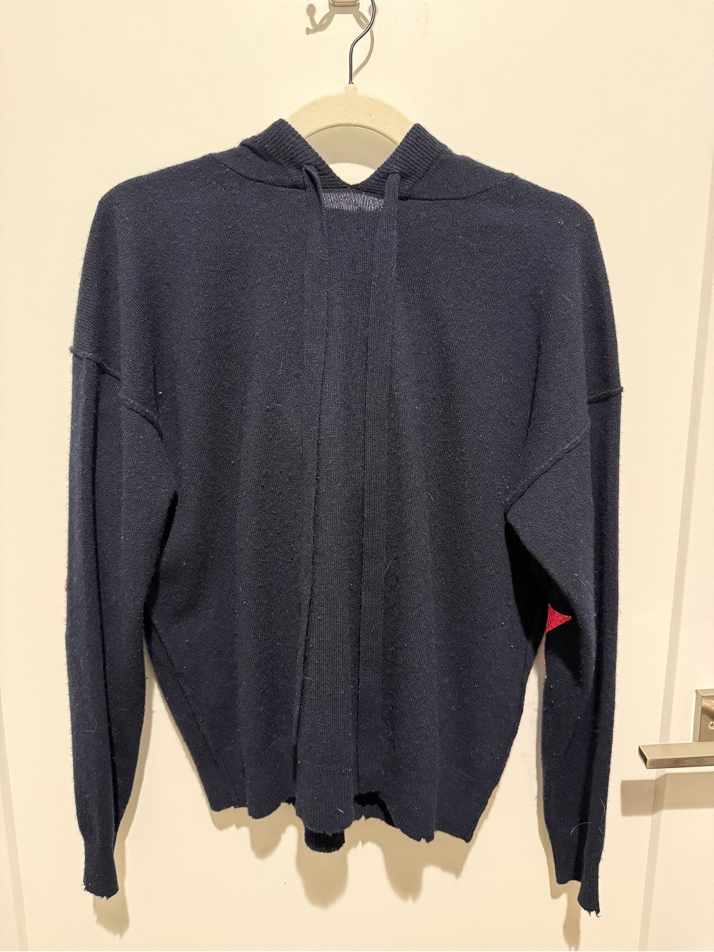 Zadig & Voltaire Navy Cashmere Hoodie - XS